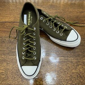NWOT Converse Green Canvas Shoes